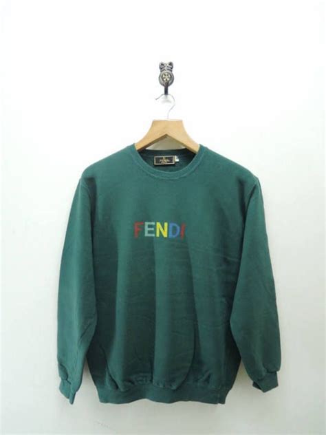 fendi sweeatshirt|fendi sweatshirt vintage.